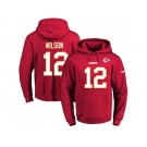 Nike Kansas City Chiefs #12 Albert Wilson Red Name & Number Pullover NFL Hoodie