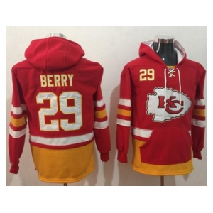 Nike Kansas City Chiefs #29 Eric Berry Red Gold Name & Number Pullover NFL Hoodie