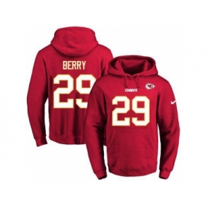 Nike Kansas City Chiefs #29 Eric Berry Red Name & Number Pullover NFL Hoodie
