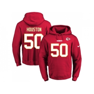 Nike Kansas City Chiefs #50 Justin Houston Red Name & Number Pullover NFL Hoodie