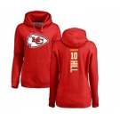 NFL Women's Nike Kansas City Chiefs #10 Tyreek Hill Red Backer Pullover Hoodie