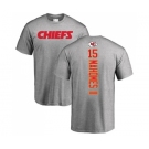 NFL Nike Kansas City Chiefs #15 Patrick Mahomes II Ash Backer T-Shirt