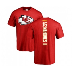 NFL Nike Kansas City Chiefs #15 Patrick Mahomes II Red Backer T-Shirt