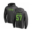 Football Seattle Seahawks #57 Cody Barton Ash One Color Pullover Hoodie