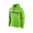 Men's Seattle Seahawks Nike Sideline Circuit Green Pullover Hoodie