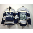 nike nfl jerseys seattle seahawks #80 largent grey-blue[pullover hooded sweatshirt]