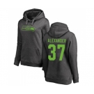 Football Women's Seattle Seahawks #37 Shaun Alexander Ash One Color Pullover Hoodie