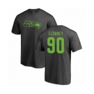 Football Seattle Seahawks #90 Jadeveon Clowney Ash One Color T-Shirt