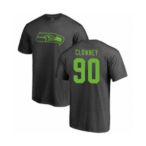 Football Seattle Seahawks #90 Jadeveon Clowney Ash One Color T-Shirt