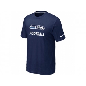 Men's Seattle Seahawks Nike Cardinal Facility T-Shirt D.Blue