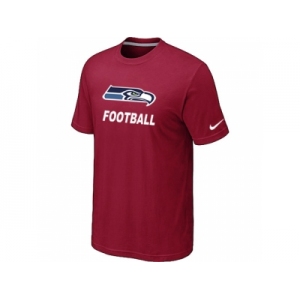 Men's Seattle Seahawks Nike Cardinal Facility T-Shirt Red