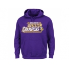 Men's Minnesota Vikings Majestic Purple 2015 NFC North Division Champions Pullover Hoodie