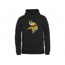 Men's Minnesota Vikings Pro Line Black Gold Collection Pullover Hoodie