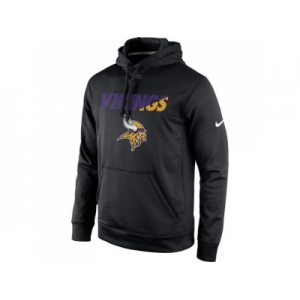 Minnesota Vikings Nike Black Kick Off Staff Performance Pullover Hoodie