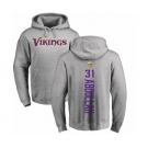 NFL Nike Minnesota Vikings #31 Ameer Abdullah Ash Backer Pullover Hoodie