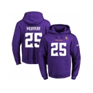 Nike Minnesota Vikings #25 Latavius Murray Purple Name & Number Pullover NFL Hoodie