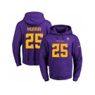 Nike Minnesota Vikings #25 Latavius Murray Purple(Gold No.) Name & Number Pullover NFL Hoodie