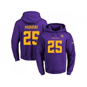 Nike Minnesota Vikings #25 Latavius Murray Purple(Gold No.) Name & Number Pullover NFL Hoodie