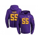 Nike Minnesota Vikings #55 Anthony Barr Purple(Gold No.) Name & Number Pullover NFL Hoodie