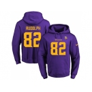 Nike Minnesota Vikings #82 Kyle Rudolph Purple(Gold No.) Name & Number Pullover NFL Hoodie