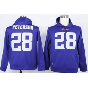 nike nfl jerseys minnesota vikings #28 adrian peterson purple[pullover hooded sweatshirt]
