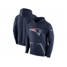 Men New England Patriots Nike Navy Champ Drive Vapor Speed Performance Pullover Hoodie