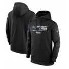 Men's New England Patriots 2022 Black Crucial Catch Therma Performance Pullover Hoodie