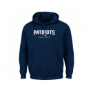 New England Patriots Navy Blue Critical Victory Pullover Hoodie