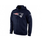 New England Patriots Nike Navy Blue KO Logo Essential Hoodie