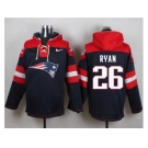 Nike New England Patriots #26 Logan Ryan Navy Blue Player Pullover NFL Hoodie