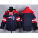 Nike New England Patriots blank red-blue jerseys[pullover hooded sweatshirt]