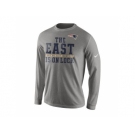 Men's New England Patriots Nike Charcoal 2015 AFC East Division Champions Long Sleeves T-Shirt