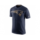 Men's New England Patriots Nike Navy Championship Drive Gold Collection Performance T-Shirt