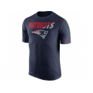 Men's New England Patriots Nike Navy Legend Staff Practice Performance T-Shirt