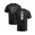 Hockey Vegas Golden Knights #24 Jaycob Megna Black Backer T-Shirt