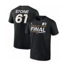 Men's Vegas Golden Knights #61 Mark Stone Black 2023 Stanley Cup Final Authentic Pro Name & Number T-Shirt