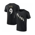 Men's Vegas Golden Knights #9 Jack Eichel Black T-Shirt