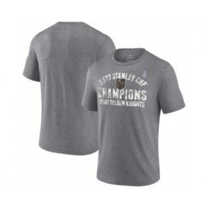 Men's Vegas Golden Knights Heather Gray 2023 Stanley Cup Champions Tri-Blend T-Shirt