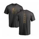 NHL Adidas Vegas Golden Knights #11 Curtis McKenzie Charcoal One Color Backer T-Shirt