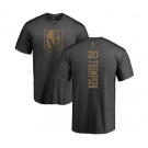 NHL Adidas Vegas Golden Knights #20 Paul Thompson Charcoal One Color Backer T-Shirt