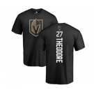 NHL Adidas Vegas Golden Knights #27 Shea Theodore Black Backer T-Shirt