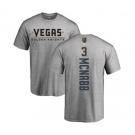 NHL Adidas Vegas Golden Knights #3 Brayden McNabb Gray Backer T-Shirt