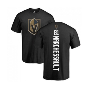 NHL Adidas Vegas Golden Knights #81 Jonathan Marchessault Black Backer T-Shirt