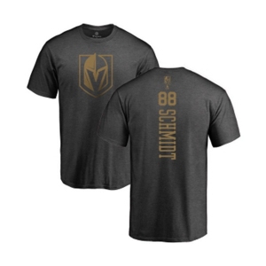 NHL Adidas Vegas Golden Knights #88 Nate Schmidt Charcoal One Color Backer T-Shirt