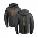 Hockey Vegas Golden Knights #61 Mark Stone Charcoal One Color Backer Pullover Hoodie