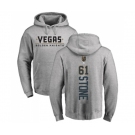 Hockey Vegas Golden Knights #61 Mark Stone Gray Backer Pullover Hoodie