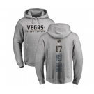 NHL Adidas Vegas Golden Knights #17 Vegas Strong Gray Backer Pullover Hoodie