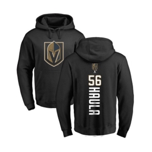 NHL Adidas Vegas Golden Knights #56 Erik Haula Black Backer Pullover Hoodie