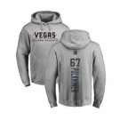 NHL Adidas Vegas Golden Knights #67 Teemu Pulkkinen Gray Backer Pullover Hoodie