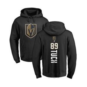 NHL Adidas Vegas Golden Knights #89 Alex Tuch Black Backer Pullover Hoodie